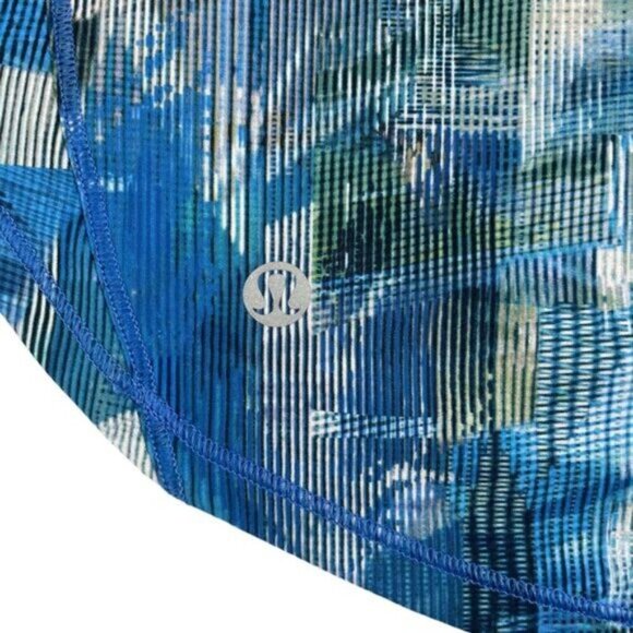 Lululemon Sculpt Tank II Sun Dazed Multi Blue Super Dark Womens Size 2 - Picture 6 of 6